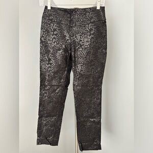 Nic + Zoe OP coated slim ankle pants